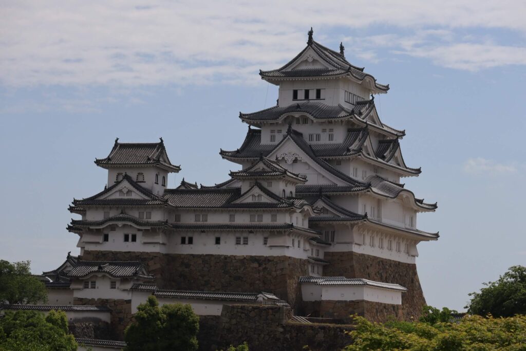 朝の姫路城